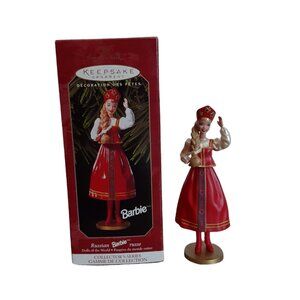 1996 Hallmark Barbie Keepsake Ornament Russian Barbie Dolls of the World…